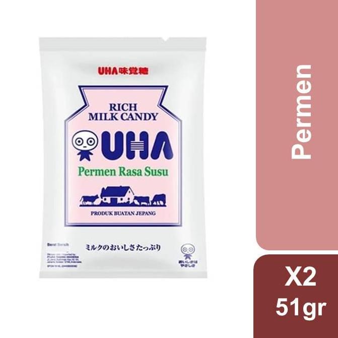 

Promotion--Uha Permen Rich Milk Candy 2 x 51 gr