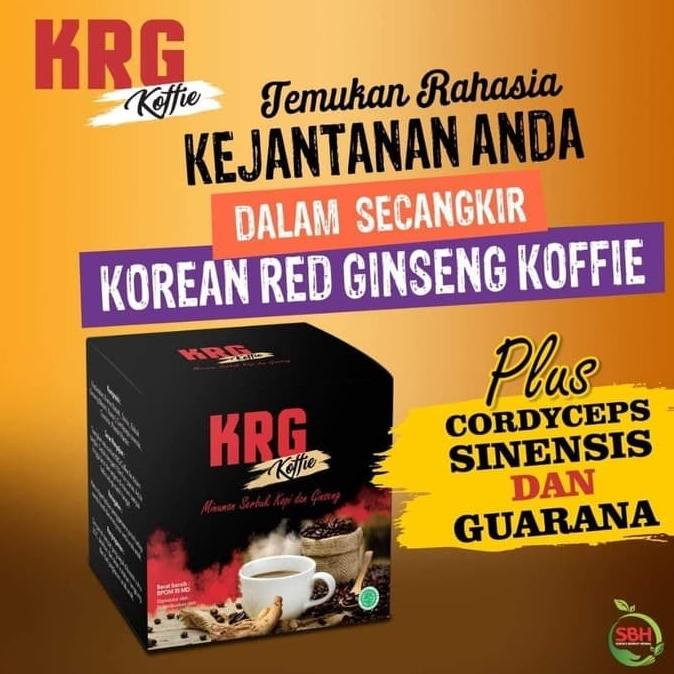 

Kopi Stamina Korean Red Ginseng Krg Koffie Coffe Asli Setara Borneo