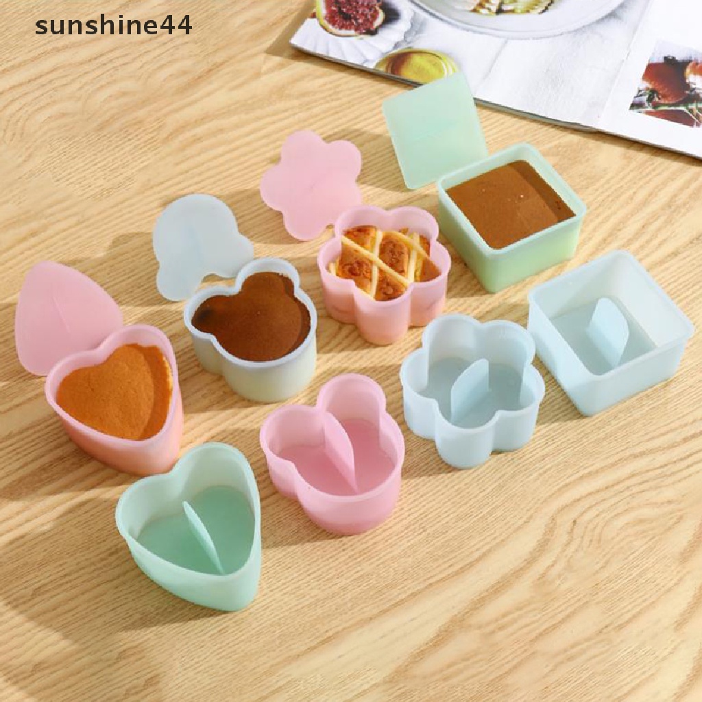 Sunshine 8Pcs / Set Cetakan Nasi Sushi / Bento DIY