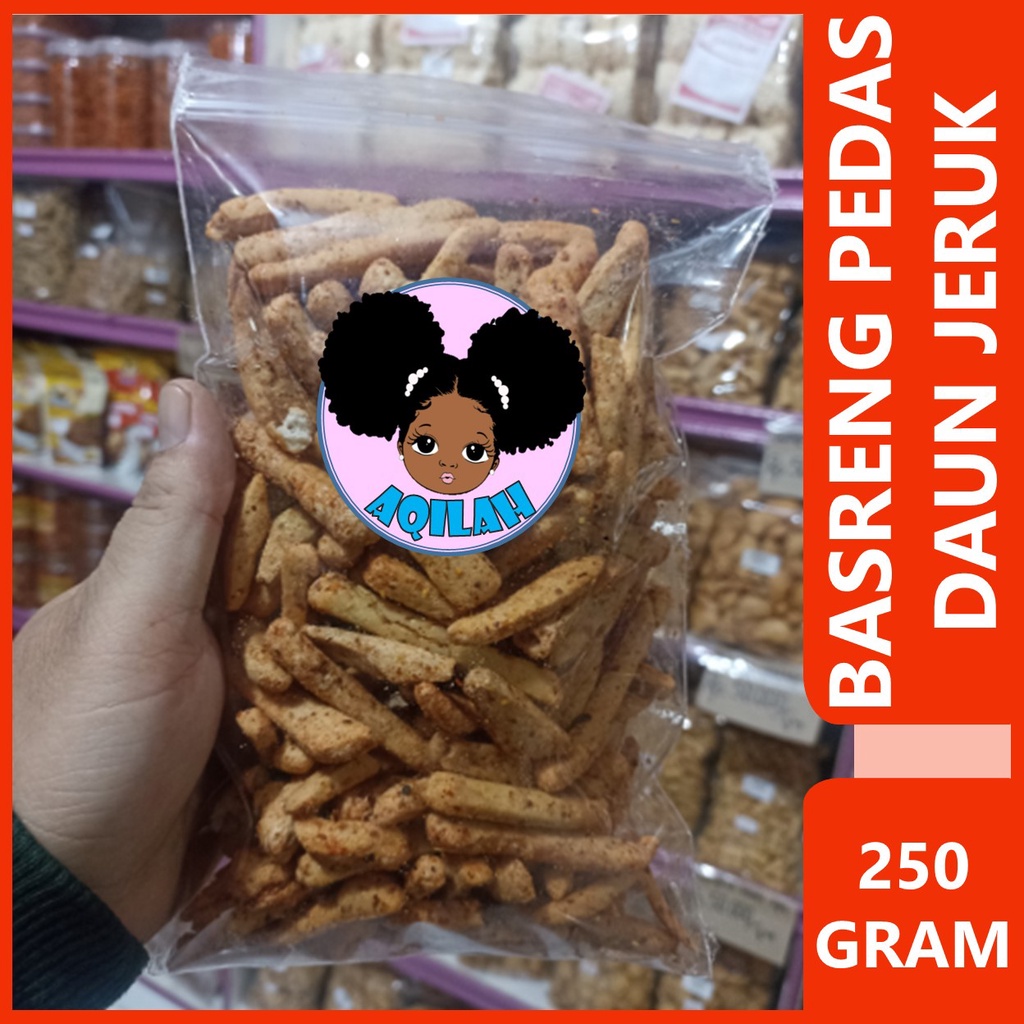 

250 GRAM BASRENG PEDAS DAUN JERUK