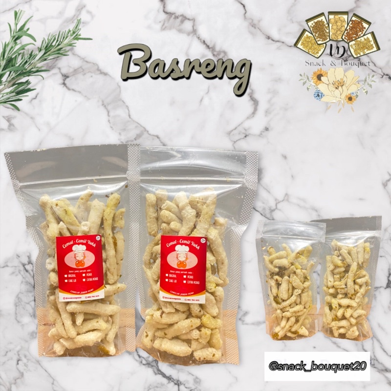 

Basreng / Bakso Goreng Pedas Asin Daun Jeruk
