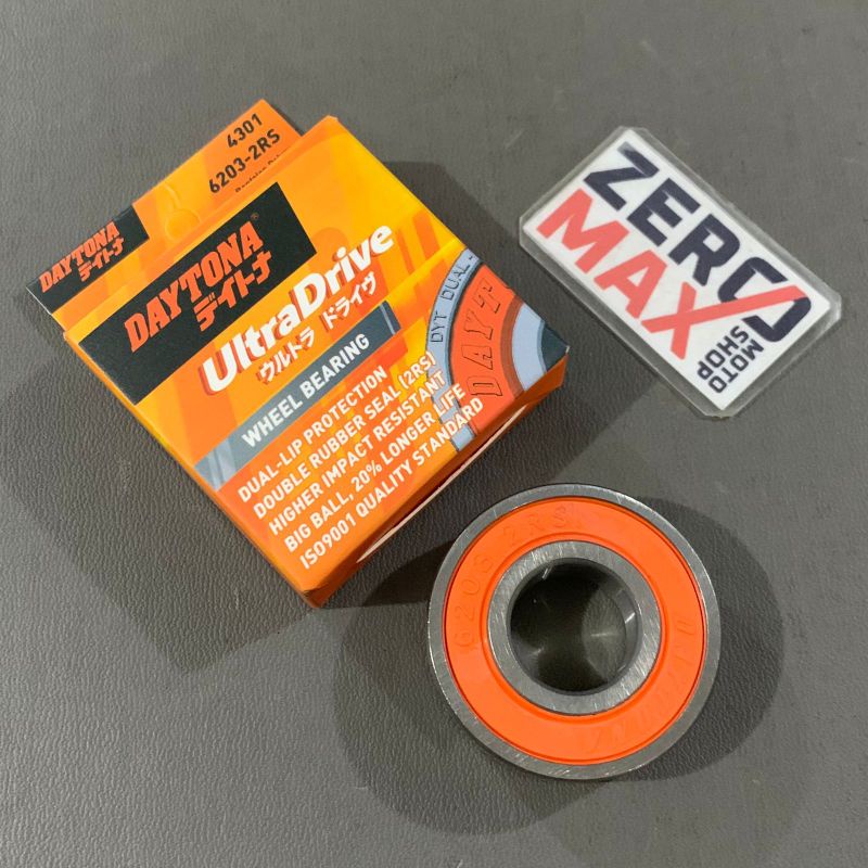 Bearing Laher Roda Velg Daytona 6203 2RS Supra Tiger Revo Ninja 250 Karbu Original