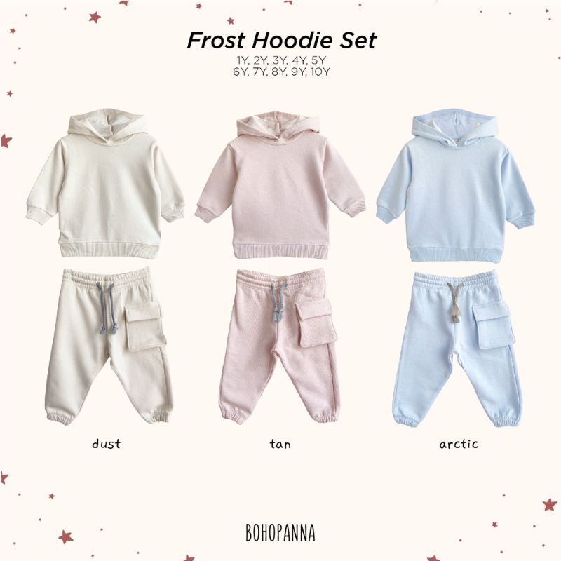 BOHOPANNA - FROST HOODIE SET - SETELAN ANAK