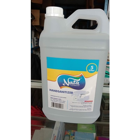 HANDSANITIZER GALON/ HS GALON 5 LITER NATA CLEAN