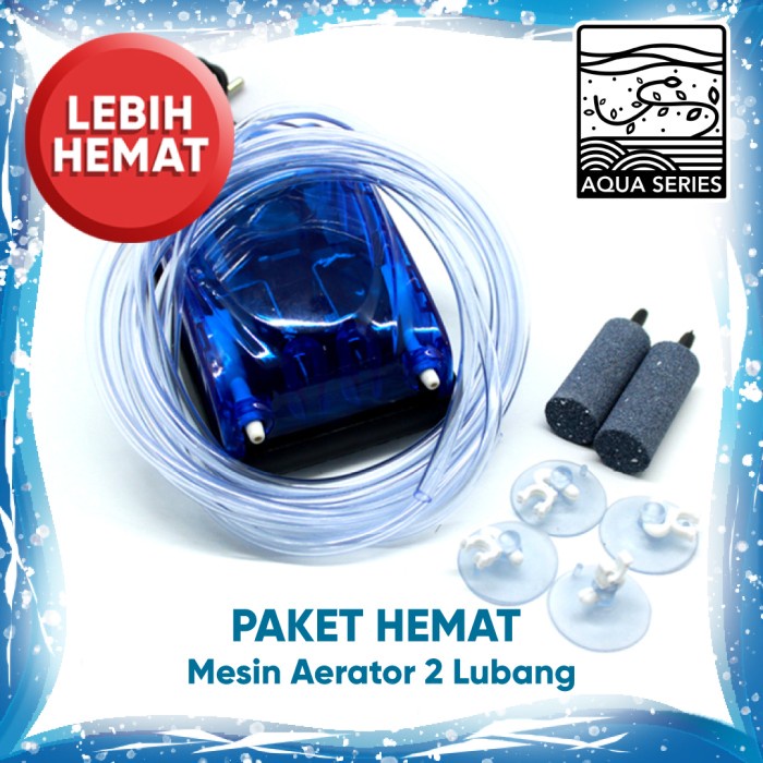 Aerator Aerator 4 Lubang BISA COD Airator Aquarium Aerator Kolam Airator Mini Aerator 2 Lubang I8N5 