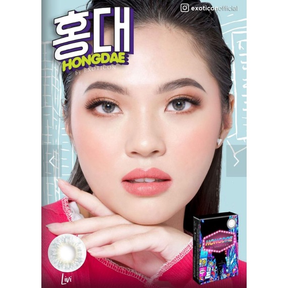 Hongdae Softlens Warna By Exoticon Ukuran Normal Sampai -2.50