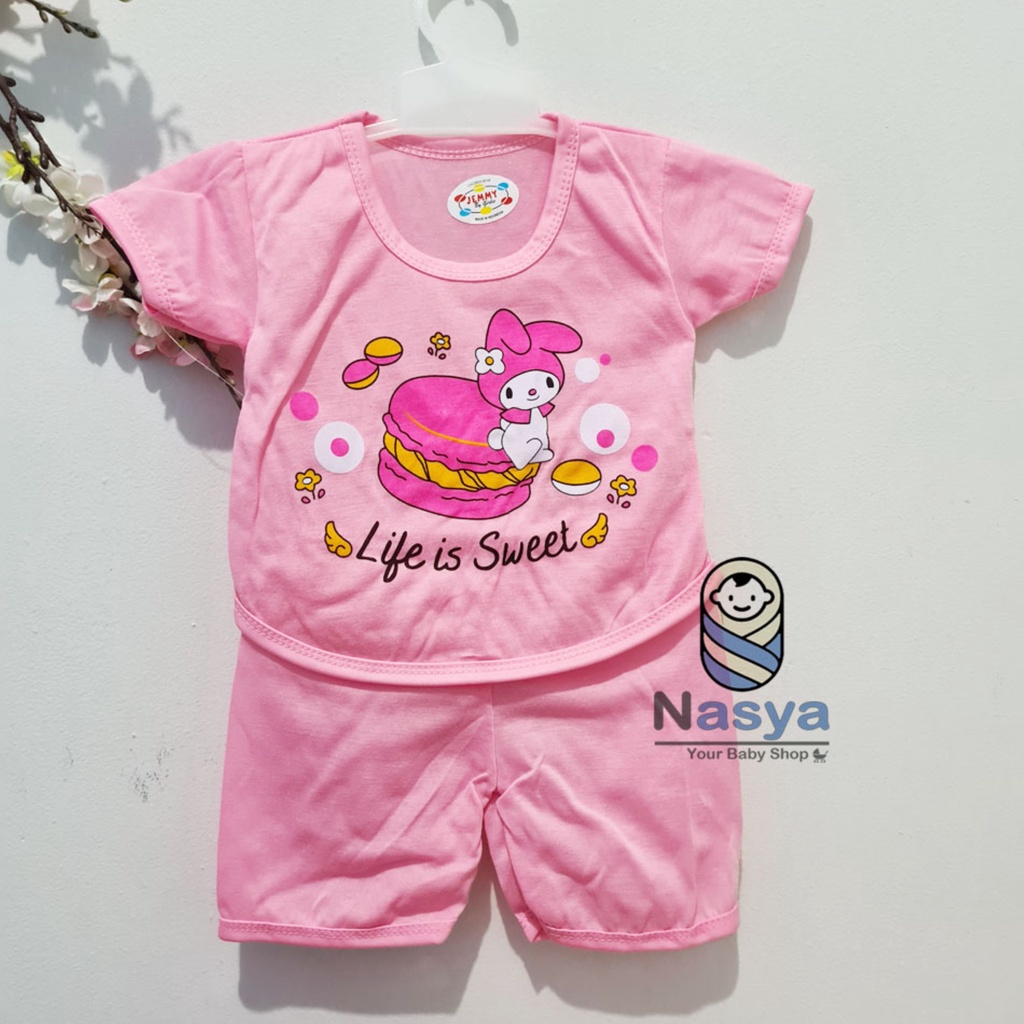 [N-065] Setelan baju bayi perempuan lucu/baju bayi perempuan murah - naomi