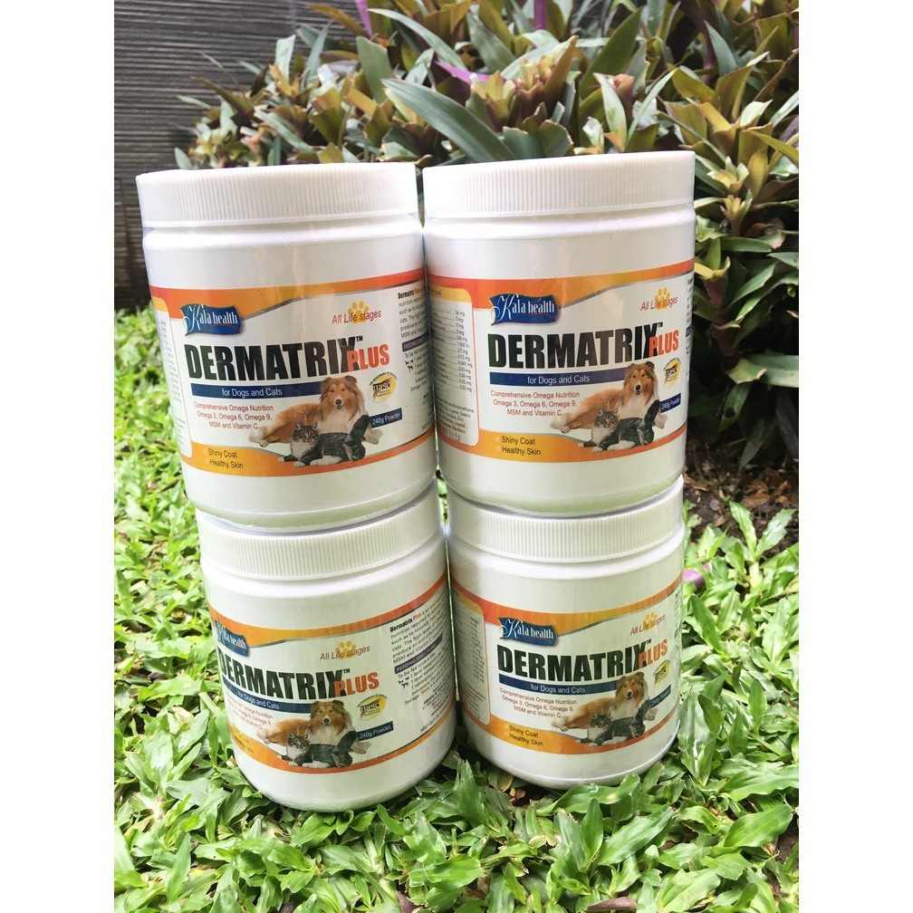 KEMASAN REPACK Dermatrix Plus Skin and Coat Supplement Vitamin Anjing Bulu Indah Suplemen Hewan SHAB
