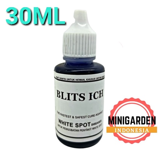 BLITS ICH KECIL 30ML SAKKAI OBAT BIRU IKAN OBAT JAMUR KULIT WHITE SPOT