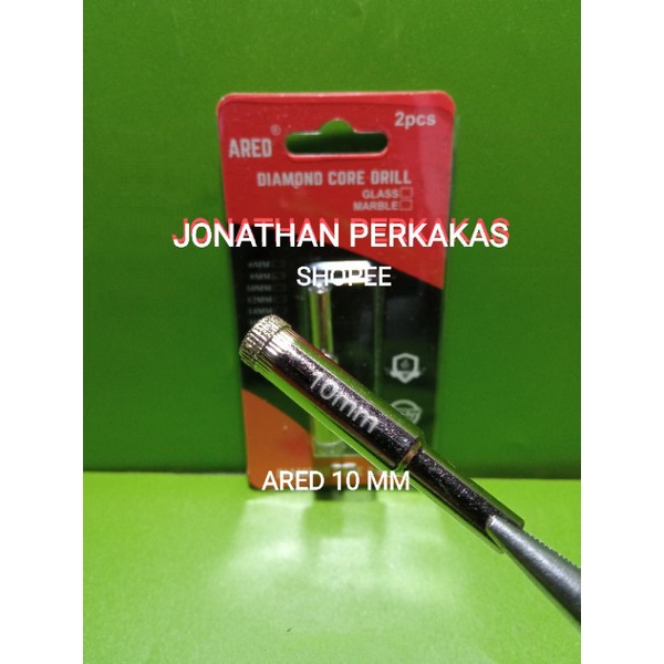 mata bor kaca 10mm ared