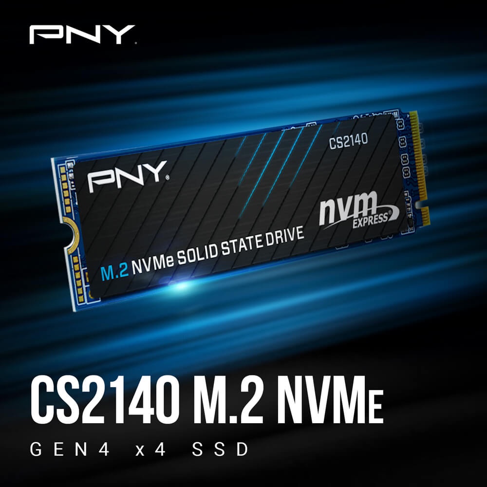 SSD PNY CS2140 M.2 NVME 500GB I 1TB I 2TB - Gen 4x4 NAMPOLL