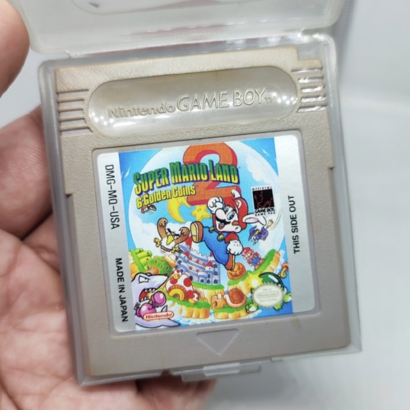 Vintage Kaset Cartridge Gameboy DMG Super Mario Land 2 Original Nintendo