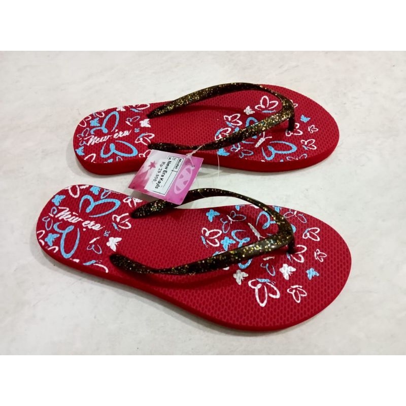 Sandal Jepit Wanita New Era Kayla jepit blink blink