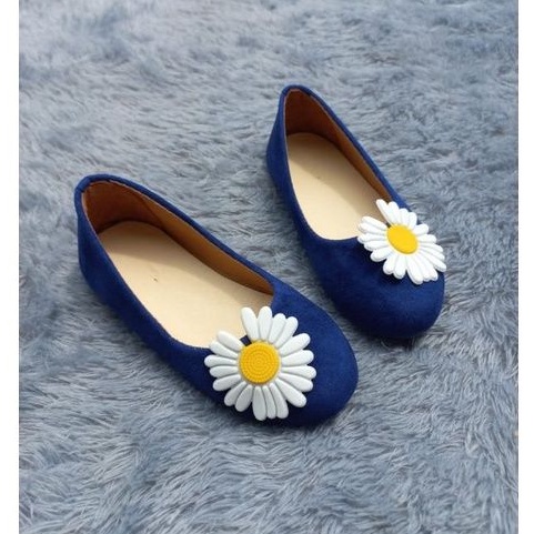 Sepatu Anak SD Perempuan Flatshoes Bunga Yasmin 26-30