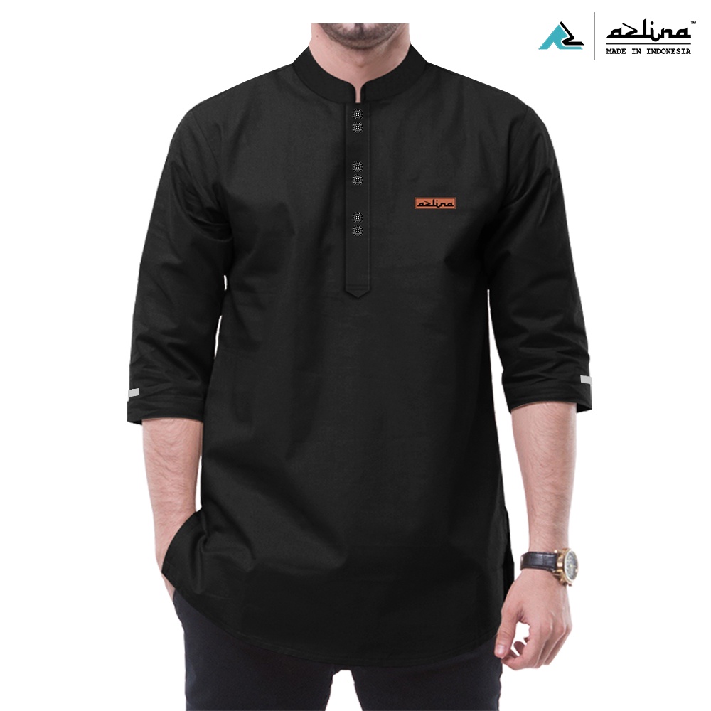 Koko Kurta Terbaru  Brand azlina Baju Koko Pria Muslim  Original tangan 3/4 bisa Modern