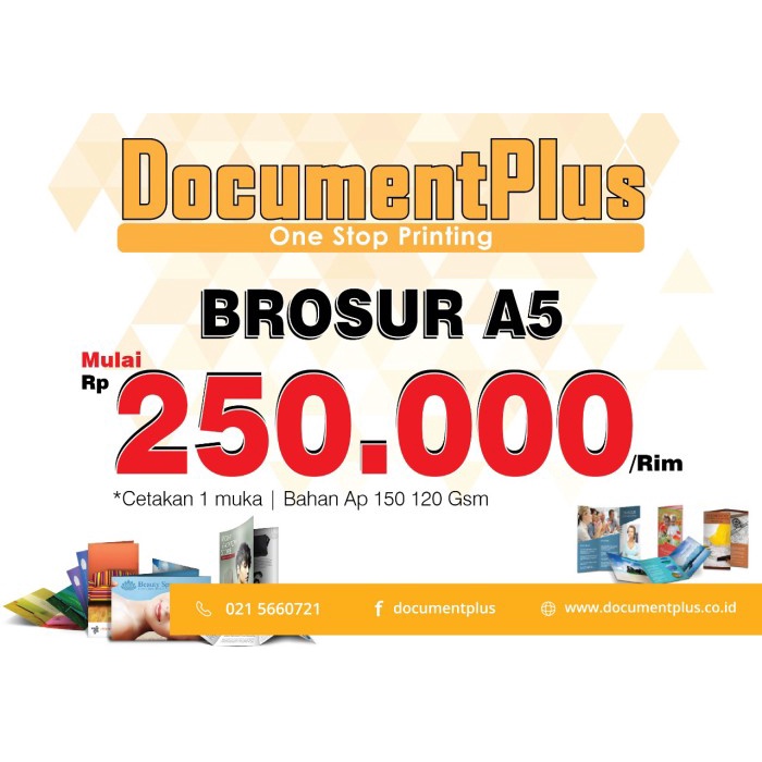 

Exclusive Brosur Ukuran A5 1Rim 1Muka
