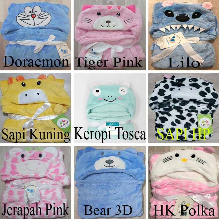 Selimut bayi bulu karakter carters love selimut bayi baru lahir perlengkapan bayi lahir
