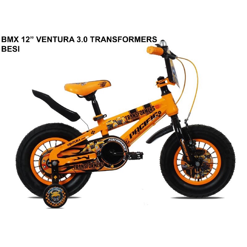 Sepeda BMX 12 16 18 Pacific Ventura Transformers Ban 3.0