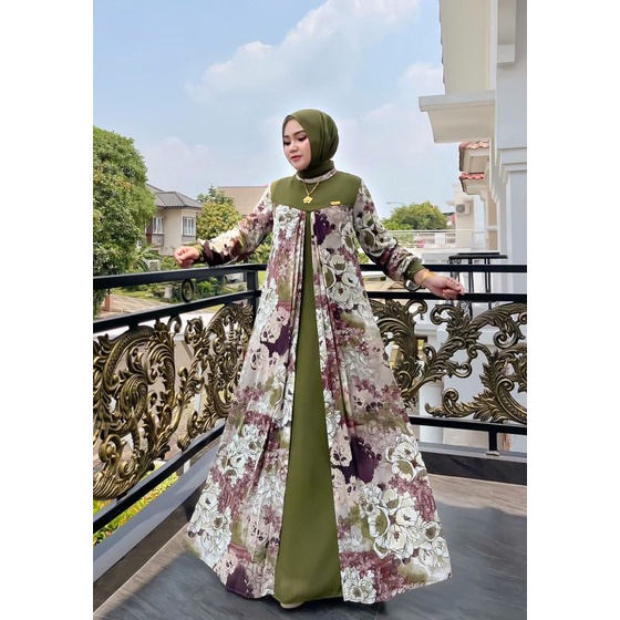 GAMIS SYARI MINERVA DRESS BY IRNA EMERALD