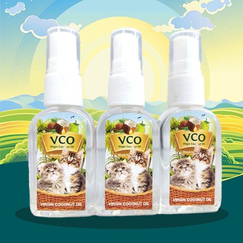 CAREX VCO - Minyak Kelapa Murni Obat Jamur Scabies Diare Kucing Anjing Minyak VCO Virgin Coconut Oil Hewan