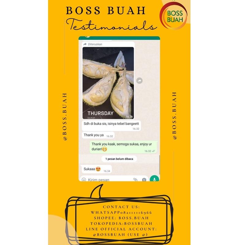 

Terupdate Durian Montong Utuh Boss Buah DIJAMIN MANIS PER KG (MIN BELI 2 = 1 BUAH) DW7