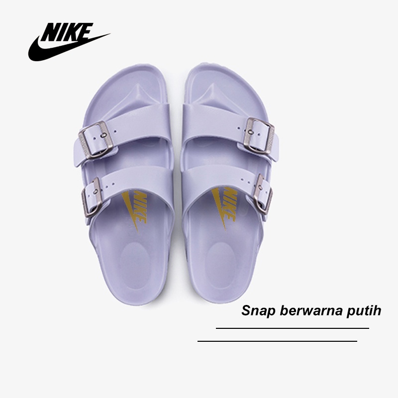 Nike Sandal Wanita Dewasa Casual Sendal Slop Perempuan  Santai Empuk Kekinian Sandal Cewek Distro Terbaru Slip On Anti Slip