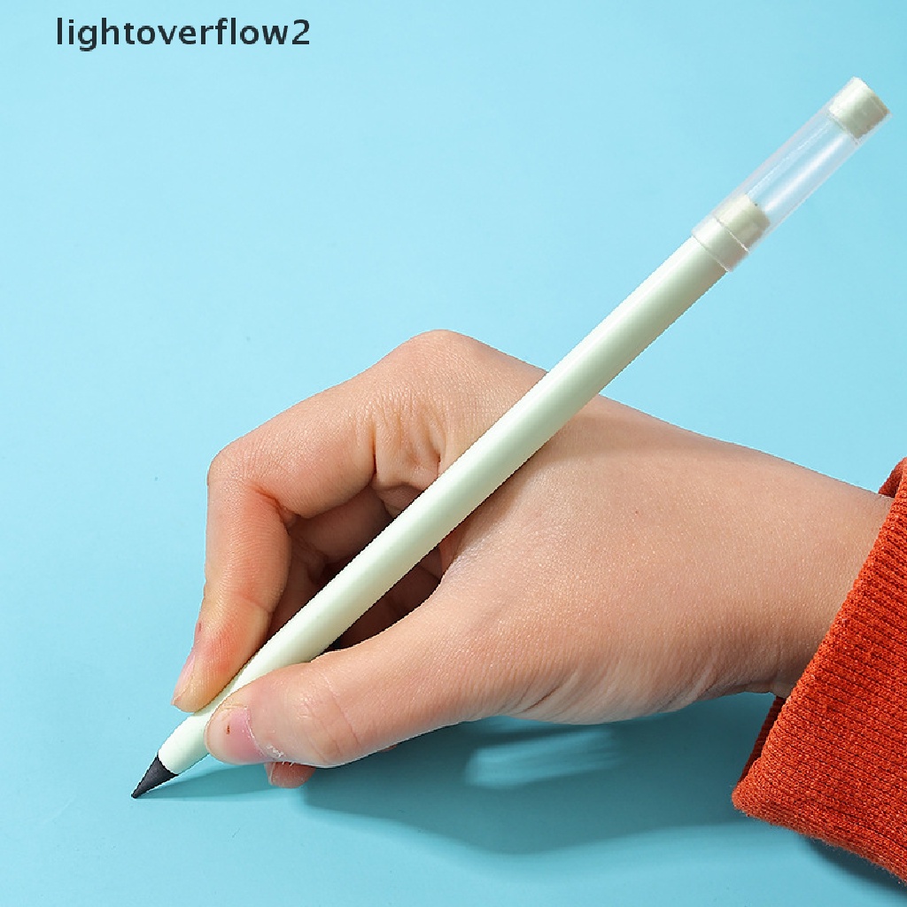 (lightoverflow2) Technoy Pensil HB Tanpa Tinta Untuk Menulis / Sketsa / Hadiah / Sekolah / Kantor