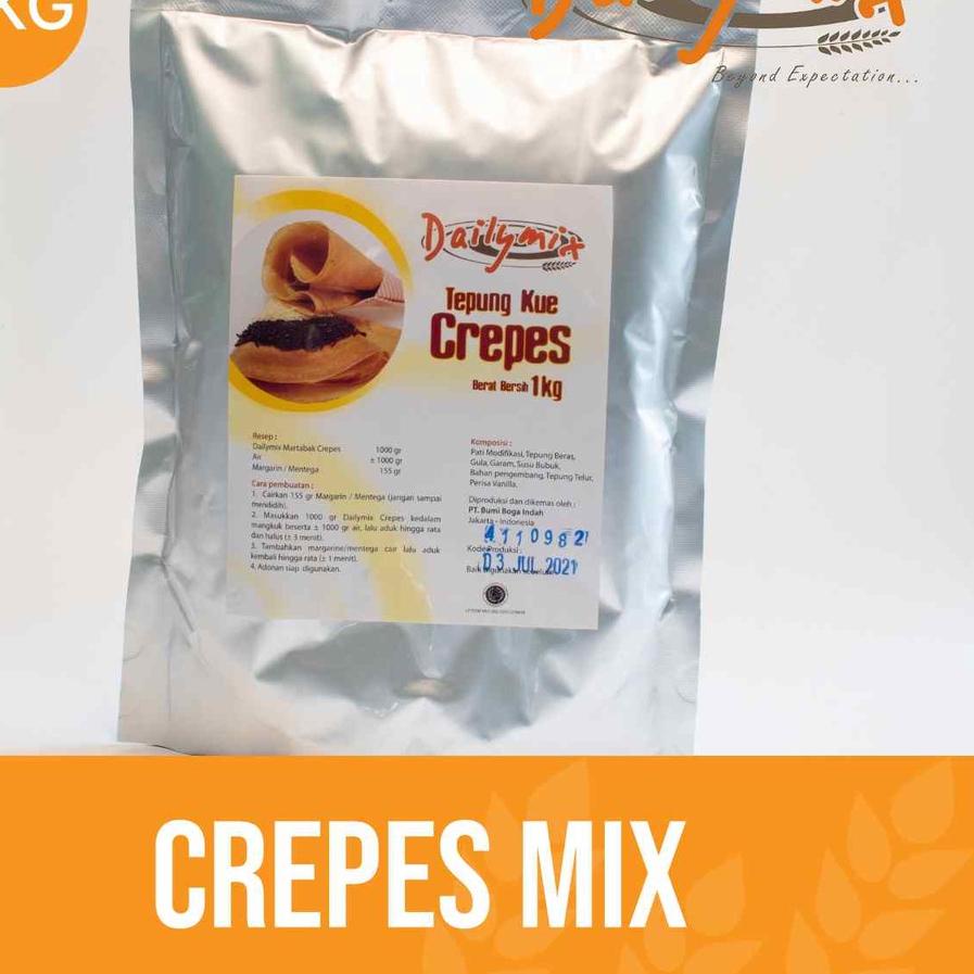 

10.10 STOK READY Tepung Premix Crepes Instant / Crepes Instant / Tepung Crepes grosir
