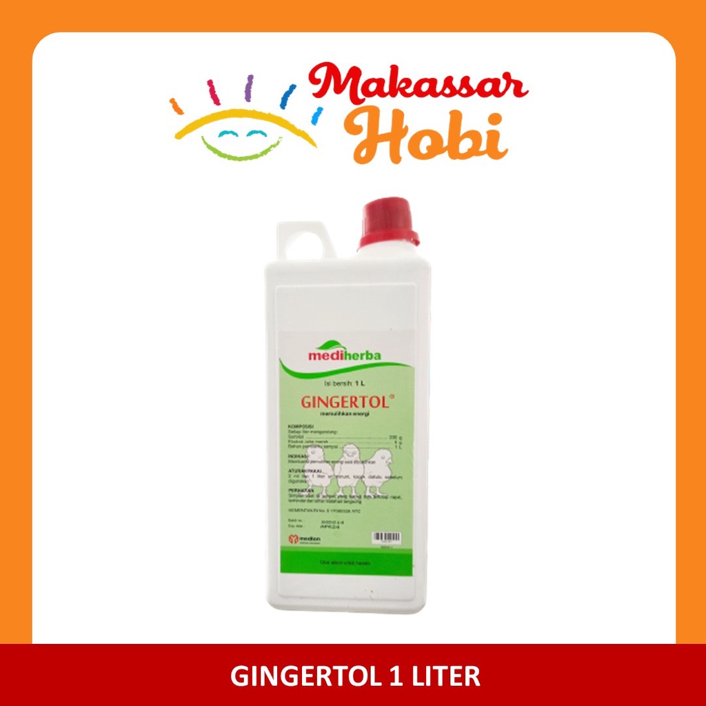 Medion Gingertol 1L Obat Suplemen Herbal Unggas Ayam Penguat Tenaga