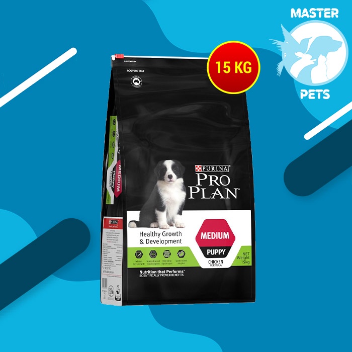 Makanan Anjing Pro Plan Medium Puppy 15 kg Dry Food
