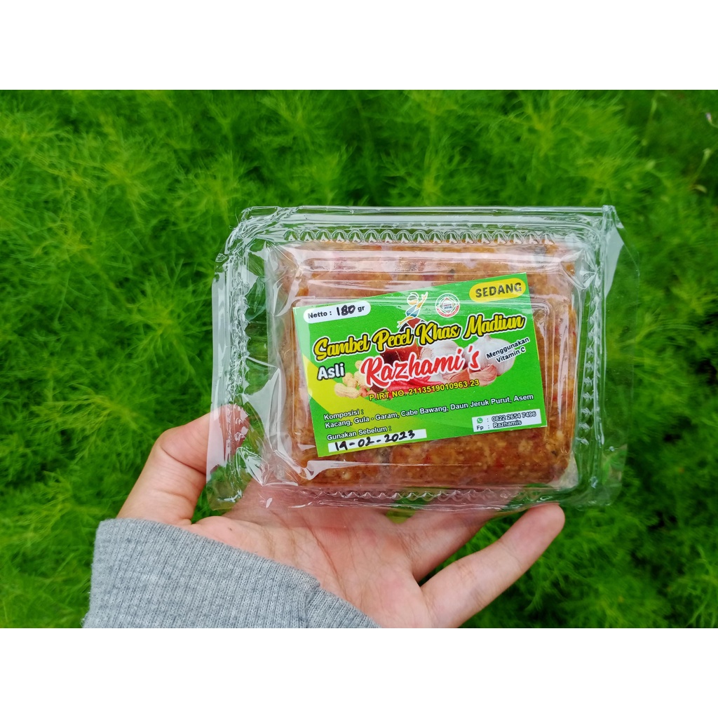 

SAMBAL SAMBEL PECEL / SAMBEL KACANG KHAS MADIUN PEDAS SEDANG