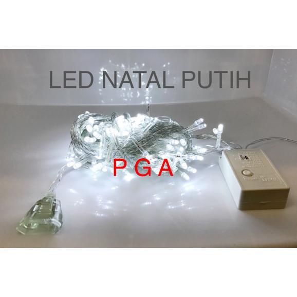 =+=+=+] LAMPU NATAL LED / LAMPU HIAS LED / LAMPU DEKORASI LED PUTIH / 100 LED