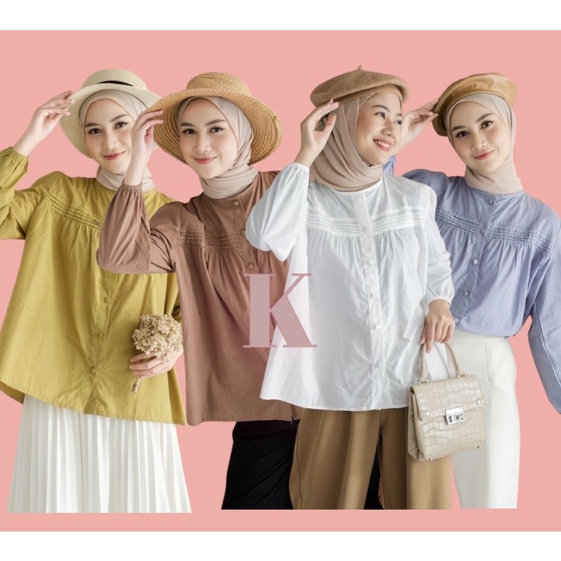 DENITA BLOUSE KEMEJA WANITA