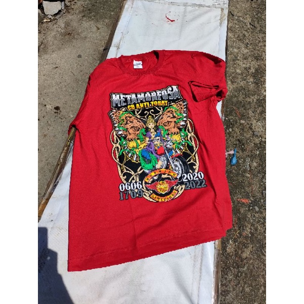 Kaos acara CB Nganjuk Anti Tobat khusus peserta kontes original limited edition