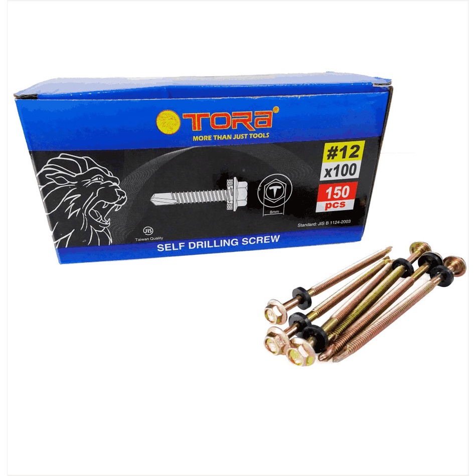 Jual TORA Baut Ruping - Roofing Self Drilling Screw 12 x 100 mm ...