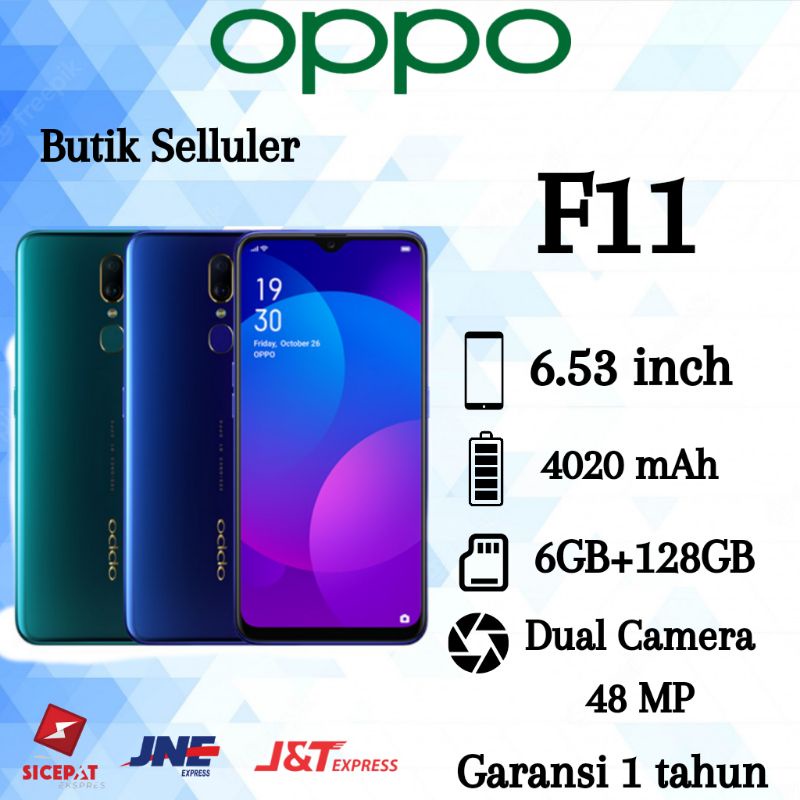 Hp Oppo F11 6gb-128gb Fullset Android Smartphone