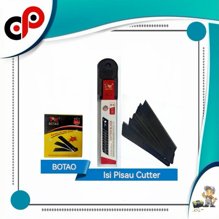 

Promo Bulan Ini Isi Pisau Cutter / Cutter Blade (Harga Per Pack) Diskon