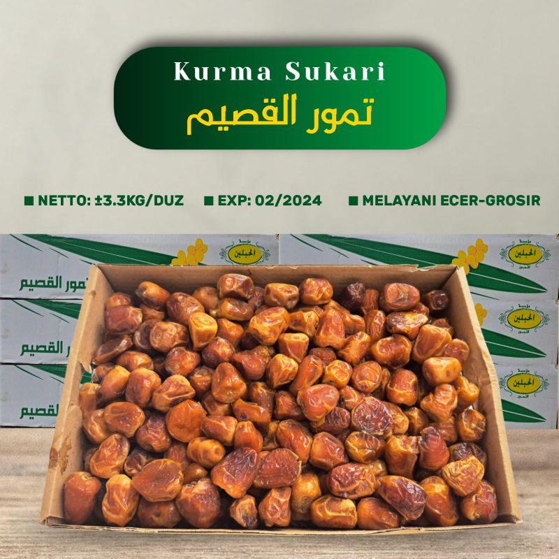 

Kurma Sukari,kurma murah, kurma Tunis madu,kurma kholas. kurma premium, oleh oleh haji