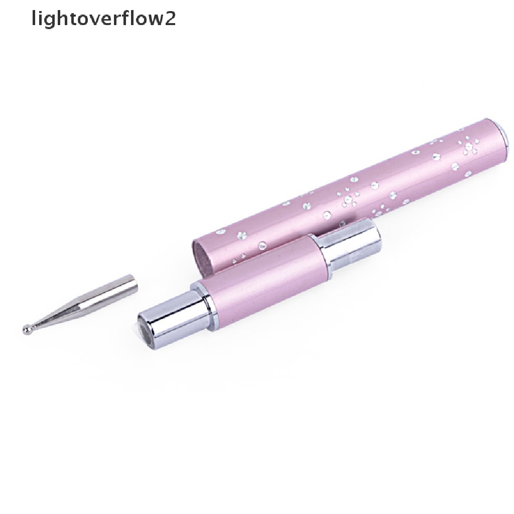 (lightoverflow2) Pen Dotting 6 Kepala Bahan Stainless Steel Untuk Kutek Gel UV