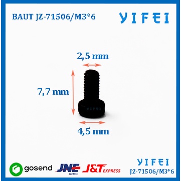 BAUT M3*6 YIFEI-71506/M3*6