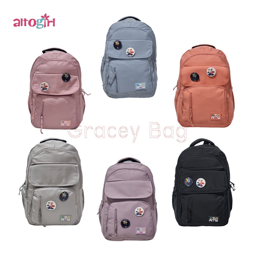 GB-76302 Tas Ransel Anak Perempuan / Altogirl Free Pin