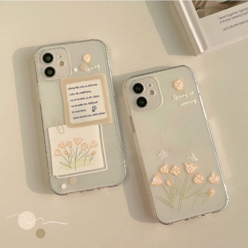 Casing Soft Case Summer Spring Oppo A3s A5s A7 A15 A31 A12 A16 A54 A1k