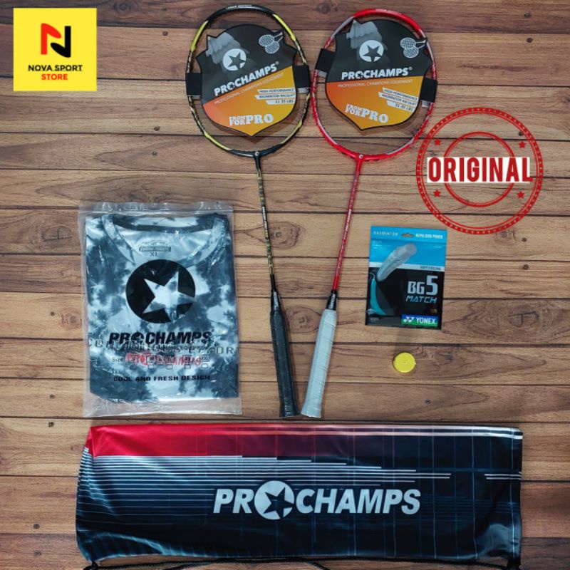 RAKET BADMINTON PROCHAMPS SMASH PRO 999