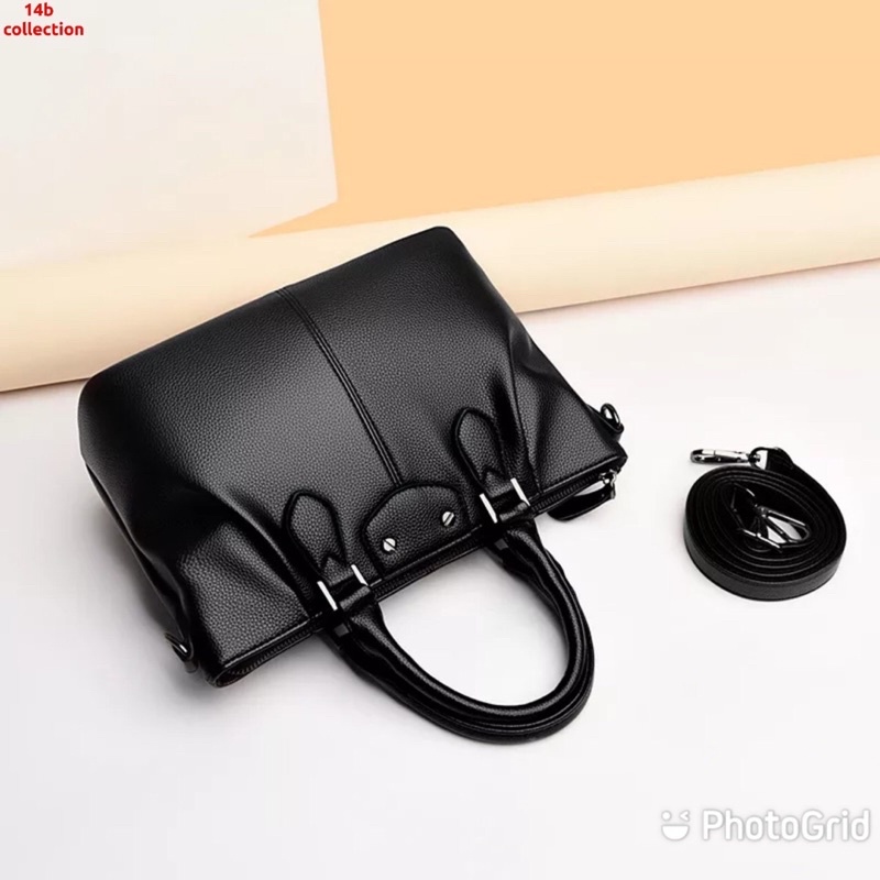 Tas Wanita Import Jinjing Dan Selempang Totebag Tote Bag Bahan Sintetis