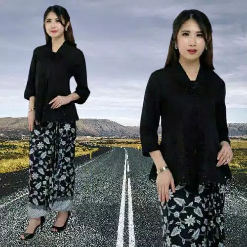 Atasan Kebaya Encim Modern Elegan/Kebaya kartini  / Kebaya Moderen  / Kebaya Wisuda Jumbo / Kebaya Wanita Dewasa / Kebaya