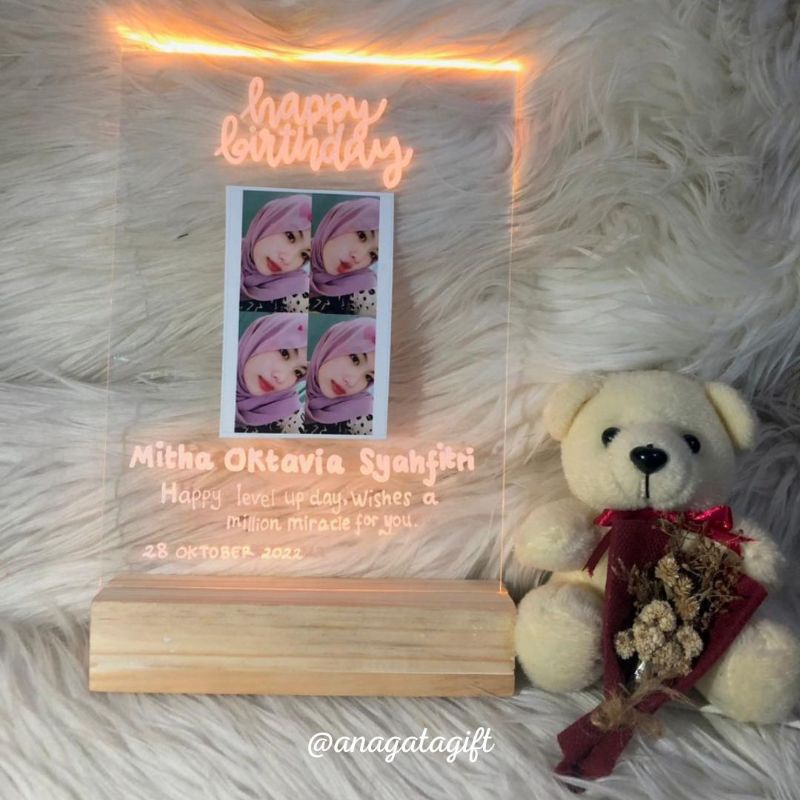 

Acrylic Birthday (HAMPERS, GIFT, KADO ULANG TAHUN)