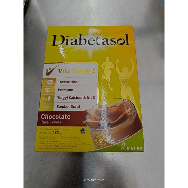

diabetasol chocolate 180g