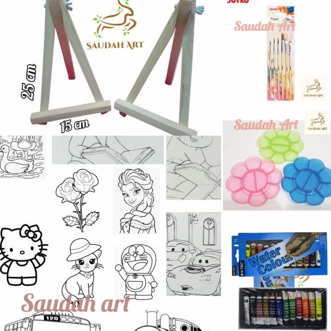 

Paket Lukis Sketsa Lengkap (kanvas sketsa,palet,kuas,cat air B,easel)
