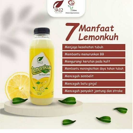 

Lemonkuh SR12 Sari Buah Lemon Asli Minuman Herbal Daya Tahan Tubuh dan Diet Alami 500 ml