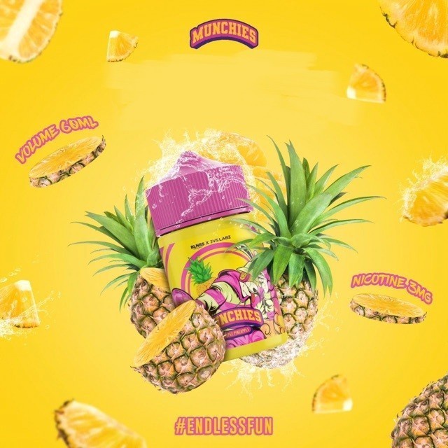 LIQUID 60ML MUNCHIES V5 PINEAPPLE SLURPEE